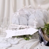 White Wedding Flip Flops Party Pack 8
